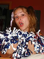 Photo 7, Horny busty cheerleader