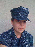 Photo 2, Navy babe gives