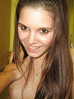 Photo 2, Hot brunette sucking
